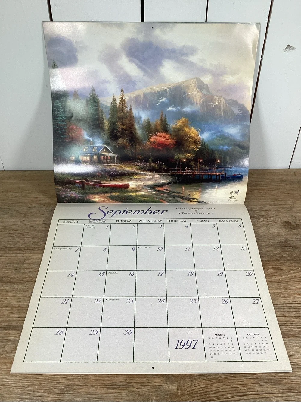 1997 Thomas Kinkade Painter Of Light Calendar